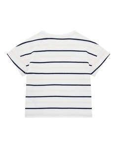 GUESS SS T-SHIRT - MID ORG CO YD STR JERSEY 160 BLUZA G