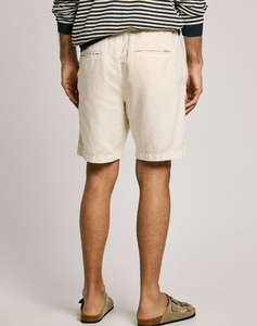 PEPE JEANS DROP 3A RELAXED LINEN SMART SHORTS BERMUDE DE BARBATI