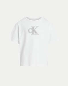 CALVIN KLEIN METALLIC CK T-SHIRT
