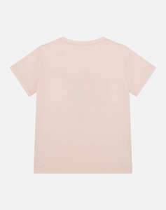 GUESS MIDI SS T-SHIRT - MID ORGANIC CO STR JERSEY 160 BLUZA G