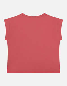 GUESS MIDI SS T-SHIRT - MID ORGANIC CO STR JERSEY 160 BLUZA G