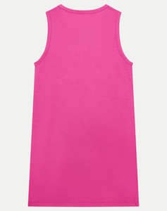 GUESS JERSEY SL DRESS_MINI - MID ORGANIC COLOURED JERSEY ROCHIE G
