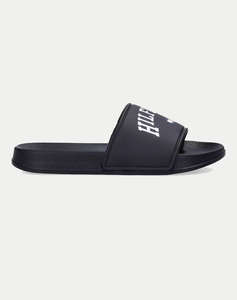 TOMMY HILFIGER LOGO PRINT POOL SLIDE