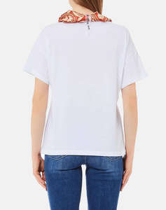 LIU JO WHITE_WA5J17__T-SHIRT MODA M/C BLUZA DE DAMA