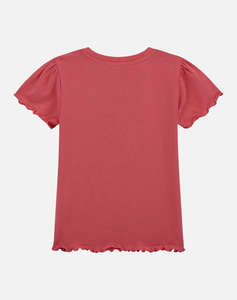 GUESS SS T-SHIRT - MID ORGANIC CO STR JERSEY 160 BLUZA G