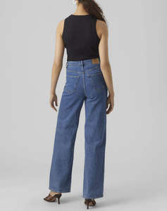 AWARE BY VERO MODA AWLAVENDER SL O-NECK TOP NOOS