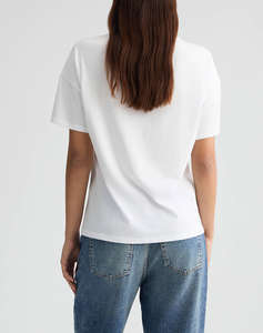 LIU JO WHITE_WA5J21__ECS T-SHIRT MODA M/C BLUZA DE DAMA