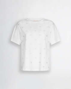 LIU JO WHITE_WA5J21__ECS T-SHIRT MODA M/C BLUZA DE DAMA
