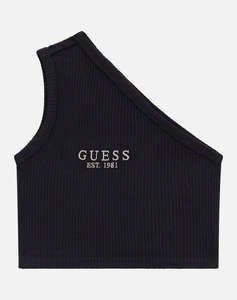 GUESS GARMENT DYE ONE SHOU - MID ORG CO STR RIB 5x2 280 BLUZA G