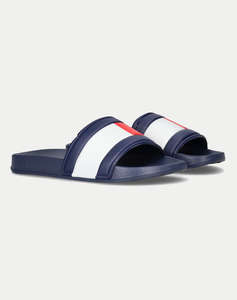 TOMMY HILFIGER FLAG PRINT POOL SLIDE