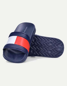 TOMMY HILFIGER FLAG PRINT POOL SLIDE