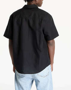 CALVIN KLEIN JEANS LINEN COTTON S/S SHIRT