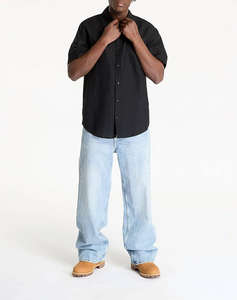 CALVIN KLEIN JEANS LINEN COTTON S/S SHIRT