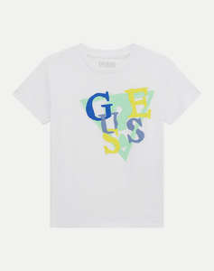 GUESS SS T-SHIRT - MID ORGANIC COTTON 160 BLUZA B