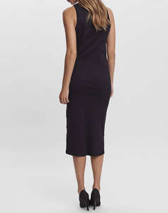 AWARE BY VERO MODA AWLAVENDER SL O-NECK CALF DRESS NOOS