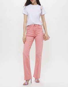 GUESS KAMELIE CN T-SHIRT - MID ORGANIC STRETCH JERSEY 180 BLUZA W