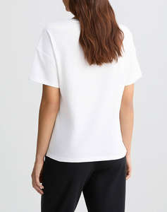 LIU JO WHITE_WA5J21__ECS T-SHIRT MODA M/C BLUZA DE DAMA