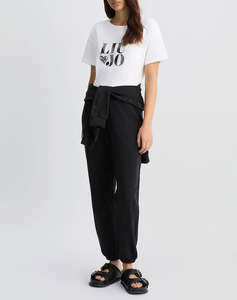 LIU JO WHITE_WA5J21__ECS T-SHIRT MODA M/C BLUZA DE DAMA