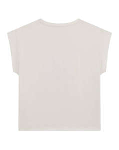 GUESS MIDI SS T-SHIRT - MID ORGANIC CO STR JERSEY 160 BLUZA G