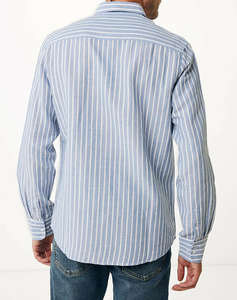 MEXX AIDEN Basic linen shirt striped