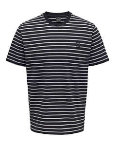 ONLY&SONS ONSHENRY REG STRIPE SS TEE NOOS