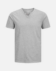 JACK&JONES JJESPLIT NECK TEE