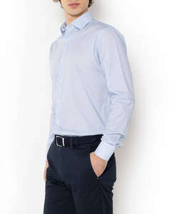 THE BOSTONIANS CAMASA CHARLES POPLIN CUSTOM FIT Print POPLIN Semi-rex Custom FIT