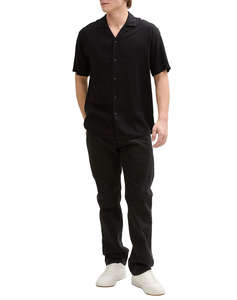 TOM TAILOR RELAXED VISCOSE LINEN SHIRT CAMASA DE BARBATI