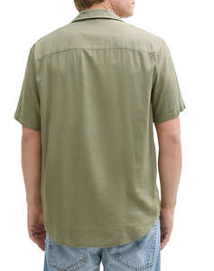 TOM TAILOR RELAXED VISCOSE LINEN SHIRT CAMASA DE BARBATI