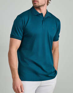 NAVY&GREEN BLUZA POLO