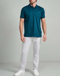 NAVY&GREEN BLUZA POLO