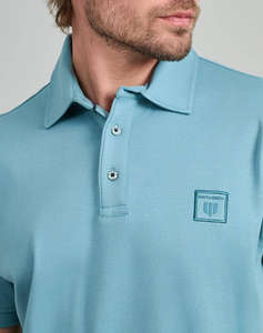 NAVY&GREEN BLUZA POLO