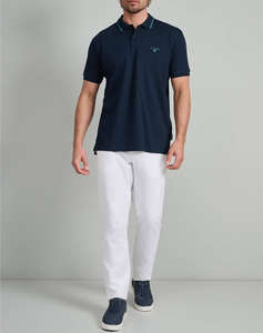 NAVY&GREEN BLUZA POLO