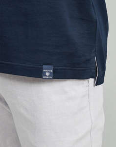 NAVY&GREEN BLUZA POLO