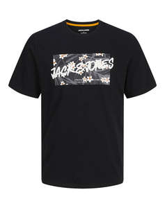 JACK&JONES JJHAWAII SHAPE TEE SS CREW NECK LN