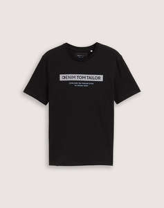 TOM TAILOR PRINTED T-SHIRT BLUZA DE BARBATI
