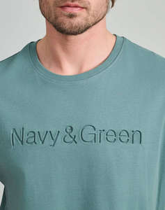 NAVY&GREEN BLUZA DECOLTEU
