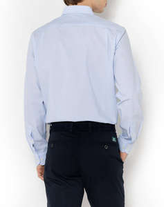 THE BOSTONIANS CAMASA CHESTER POPLIN CUSTOM FIT MiniCheck POPLIN Semi-rex Custom Fit