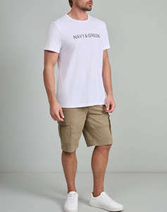NAVY&GREEN BERMUDE CARGO