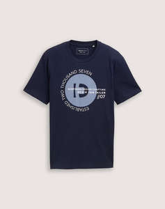 TOM TAILOR PRINTED T-SHIRT BLUZA DE BARBATI