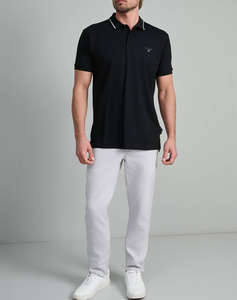 NAVY&GREEN BLUZA POLO