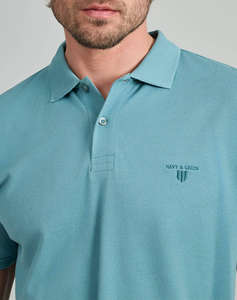 NAVY&GREEN BLUZA POLO, YOUNG LINE
