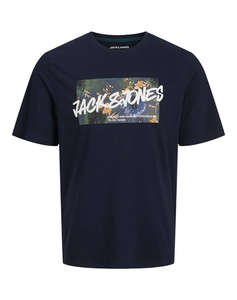 JACK&JONES JJHAWAII SHAPE TEE SS CREW NECK LN
