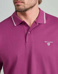 NAVY&GREEN BLUZA POLO