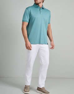 NAVY&GREEN BLUZA POLO