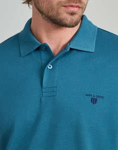 NAVY&GREEN BLUZA POLO, YOUNG LINE