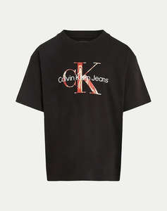 CALVIN KLEIN OCEAN SWIRL MONO T-SHIRT