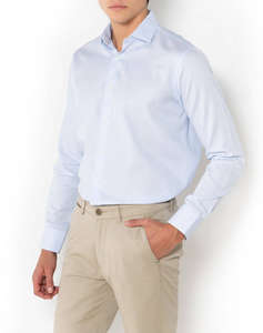 THE BOSTONIANS CAMASA DOBBY CUSTOM FIT Patterned DOBBY Semi-rex Custom Fit