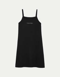 CALVIN KLEIN STRAP PUNTO DRESS