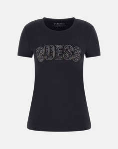 GUESS CN SS LOGO LACE TEE BLUZA DE DAMA